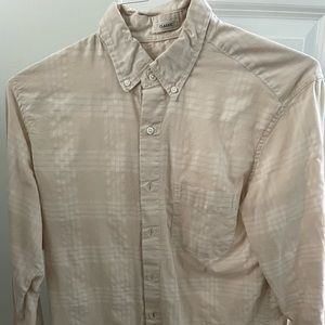 J Crew - Small long sleeve - cream color. Classic fit!